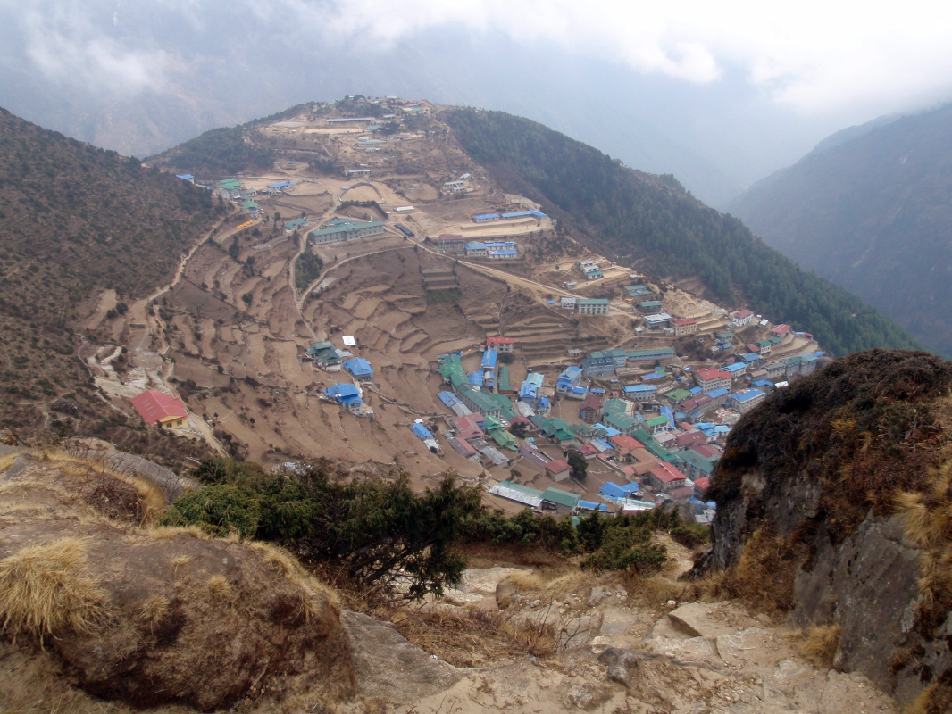 Namche in early April